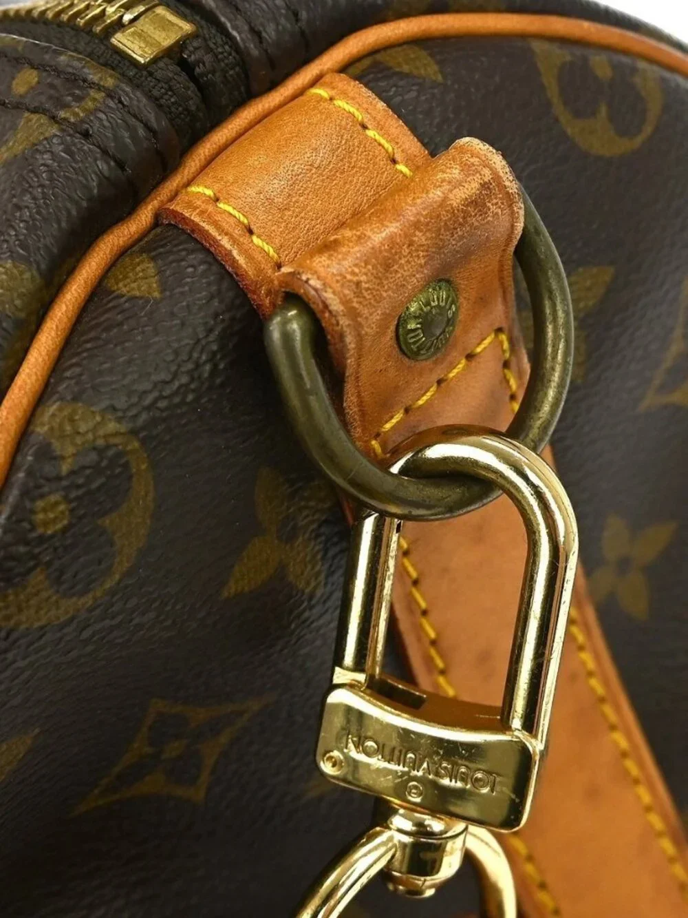 2 LOUIS VUITTON KEEPALL 50 BANDOULIERE HANDBAG - Picture 5 of 16